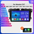 9" Für MAZDA CX7 08-15 Autoradio Android 12 GPS Navi Wifi BT DAB Carplay 8+128G