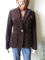 Esprit Damen Jacke Gr.38 braun Cord wie neu