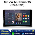 9"Android13 Autoradio DAB GPS SatNav 2+64GB CarPlay für VW T5 Multivan 2003-2015