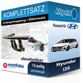 Für Hyundai i20 08.20- WESTFALIA Anhängerkupplung abnehmbar + 13polig E-Satz AHK