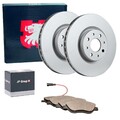 JP BREMSSCHEIBEN 281mm + BELÄGE VORNE passend für ALFA MITO FIAT BRAVO 198 STILO