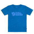 T-Shirt Fjallraven Kinder Fjallraven Logo alpinblau