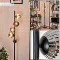5-flammige Wohn Schlaf Zimmer Raum Stand Lampe Rauchglas Steh Leuchte Schalter