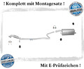 Auspuffanlage für Ford Fiesta V 1.25 1.3 1.4 ab BJ.12.05 Auspuff Montagesatz