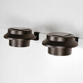 MAUK 3 - LED-Leuchte Solarlicht Außenlampe 2er-Set Outdoor Dachrinne Solar Lampe