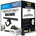 Anhängerkupplung BRINK abnehmbar für VW Touran +E-Satz (AHK+ES) NEU