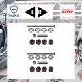 2x ORIGINAL® Trw JTS961 Stange/Strebe, Stabilisator Hinten, Links, Rechts