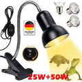 UV Reptilien Heizlampe UVA+UVB Schildkröten Wärmelampe Reptilien Terrarium Lampe