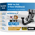 ANHÄNGERKUPPLUNG für BMW 1er F40 ab 19 vert. abnehmbar BRINK +7pol E-Satz ABE