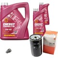 MAHLE Ölfilter 7 L MANNOL Energy Formula PD 5W-40 für VW Touran 2.0 TDI