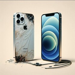 iPhone Backcover Reparatur LASERTECHNIK 8-15 pro Max Rückseite  Glas  Akkudeckel