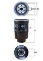 MAHLE (KC 46) Kraftstofffilter für DAIHATSU ISUZU MAZDA MITSUBISHI OPEL
