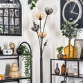Wohn Schlaf Ess Zimmer Raum Kugellampe Stand Steh Leuchte 6-flammig Glas modern