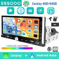 Autoradio 1 DIN GPS NAVI RDS USB BT DAB+KAM+ MIK Android 14 6.9" 4+64GB Carplay