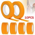 10x Rollen Kreppband Goldband Malerkrepp Klebeband Abdeckband Tape 30mmx50m