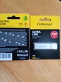 2 Intenso USB Stick 128 GB Speicherstick Ultra Line silber USB 3.2 Gelegenheit !