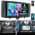 Für Smart Fortwo 451 2011-2015 DAB+ Apple CarPlay Android 13 Autoradio 4+64G GPS