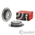 2X BREMBO BREMSSCHEIBEN 316mm VOLL HINTEN PASSEND FÜR DODGE NITRO JEEP CHEROKEE