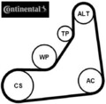 Continental CTAM 6PK1153K5 Keilrippenriemensatz Keilriemen Satz für BMW 
