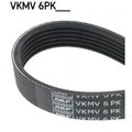 Keilrippenriemen SKF VKMV6PK2498 für Audi A6 Avant A4 A5 A6