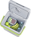 Kühlbox elektrisch 19L 12V/230V grün/grau Warmhaltefunktion ECO 58W