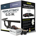 Für MERCEDES C-Klasse Sportcoupe CL203 Anhängerkupplung starr +eSatz 13pol 01-