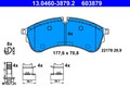 ATE Bremsbelagsatz Scheibenbremse 13.0460-3879.2 für VW CRAFTER Bus SYI SYJ SCB