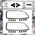 2x Tyc Streuscheibe, Hauptscheinwerfer Links, Rechts für Volvo V70 I C70 I