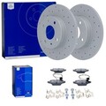 ATE GELOCHTE BREMSSCHEIBEN + BELÄGE HINTEN passend für ABARTH 500 595 695