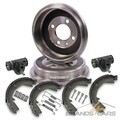 ATEC 2x BREMSTROMMEL+BREMSBACKEN+RADBREMSZYLINDER HI FÜR CHEVROLET MATIZ 05-10