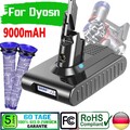 9000mAh Für Dyson V7 Akku Animal V7 SV11 Motorhead Absolute Staubsauger / Filter