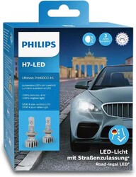 Philips Ultinon Pro6000 H4 LED 11342U6000X2 LED mit Straßenzulassung 12V +230%* 