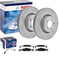 BOSCH BREMSSCHEIBEN 318mm + BELÄGE VORNE passend für AUDI A6 A7 C8 4K