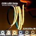 2m-20m LED COB Streifen WW/NW/CW 12V 24V Lichtband Stripe keine Lichtpunkte DHL