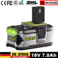 18V 7.0Ah Akku für RYOBI Plus Lithium RB18L50 P108 P104 Batterie 7000mAh