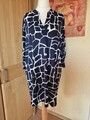 Italy Oversitze Blusenkleid Longbluse mit Turn up Ärmel Gr.38-42