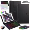 Hülle Beleuchtet Tastatur Maus Für Samsung Galaxy Tab A9+ A8 S9 FE S8 S7 S6 Lite