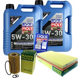 INSPEKTIONSKIT FILTER LIQUI MOLY ÖL 10L 5W-30 für Mercedes-Benz Viano W639 CDI
