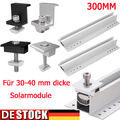 Solarpanel Alu Halterung Trapezblech Flachdach PV Montage Befestigungsschiene DE