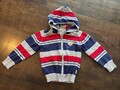 Steiff Weste Gr.98 gestreift blau/rot/grau