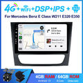 9'' GPS Android 13 Autoradio Für Mercedes Benz CLS E-Class W211 Navi IPS CarPlay
