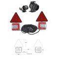LED Rückleuchten Set Anhänger Rückleuchte + Fahrzeug Adapter 12V 13 auf 7-polig