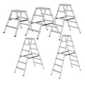 MUNK Stufen-Stehleiter beidseitig begehbar Stufenleiter Leiter Bockleiter