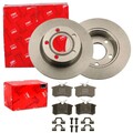 TRW BREMSSCHEIBEN 255mm + BELÄGE HINTEN passend für AUDI A6 C5 4B Limo + Avant