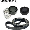 SKF VKMA 38212 Keilrippenriemensatz für BMW 3 1 E81 E87 E90 E93 E92 E91