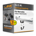Für Mercedes C Kl. T-Mod. 14-18 G.D.W. Anhängekupplung abnehmbar + 13polig NEU