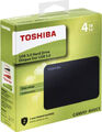 Toshiba Canvio Basics 2.5 Zoll 4TB 4000GB Externe HDD Festplatte - Schwarz