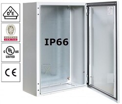 IP66 Industrie Schaltschrank Verteilerschrank Leergehäuse + Zubehör✅178 Größen✅IP66✅UL-geprüft✅VDE zertifiziert✅MP+Flansch