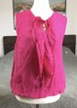 Anna Justper - Bluse Sommer Shirt Gr. L (40-42) Pink, 30% Seide 70% Viskose TOP