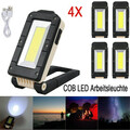 4X COB LED KFZ Arbeitsleuchte Akku Werkstattlampe Handlampe Camping Notfall